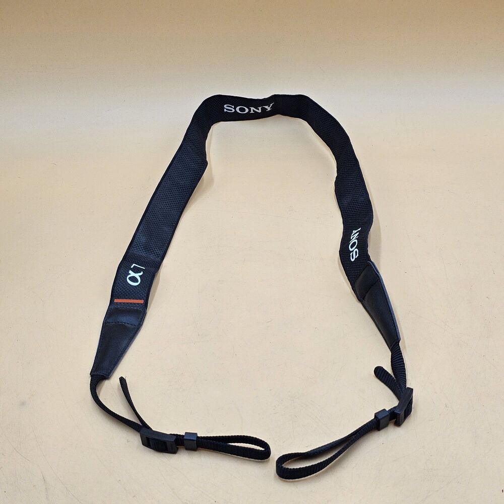 SONY ALPHA 7 Camera Neck Strap A7 Black 1.25" Wide Good Condition